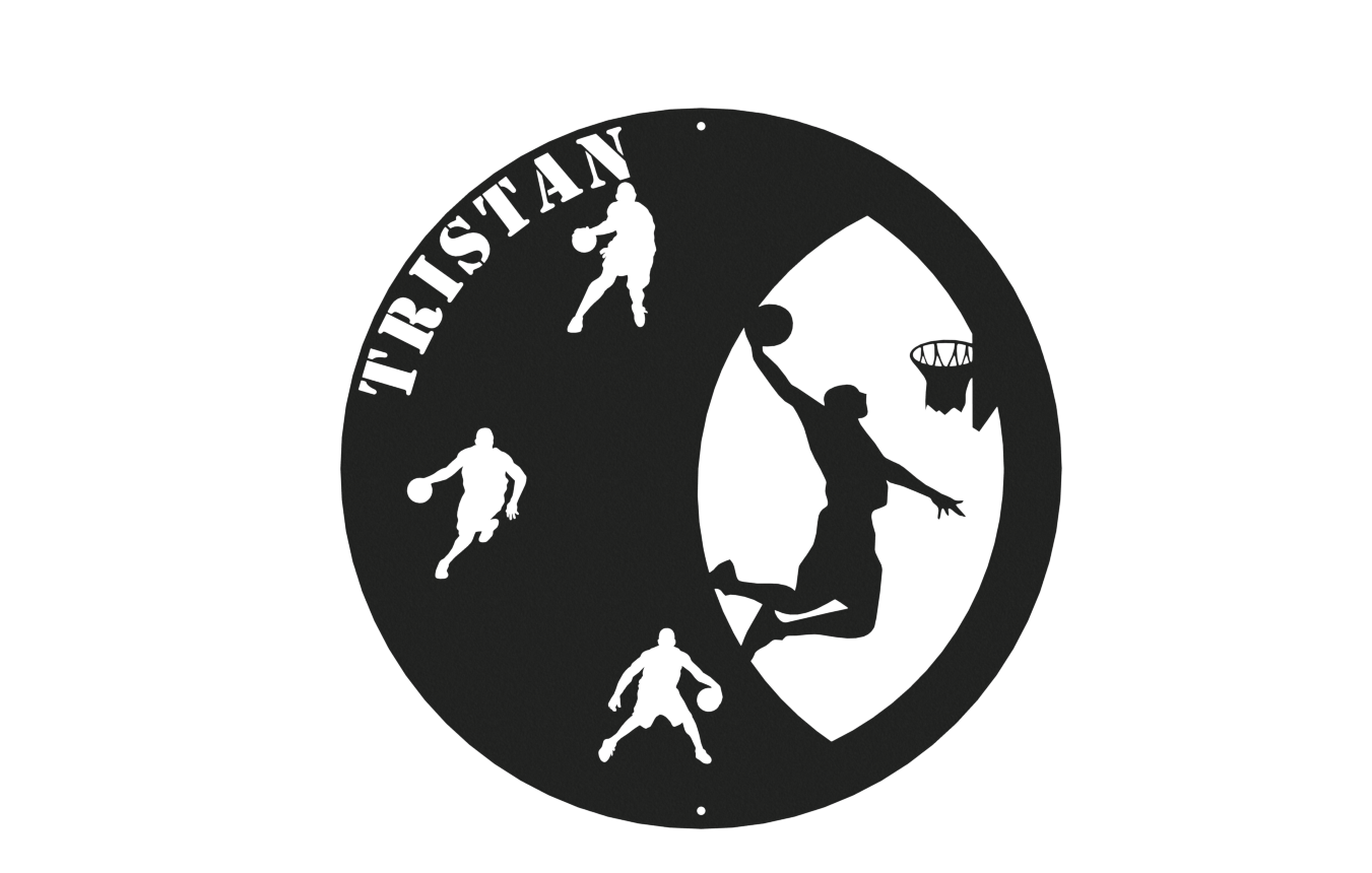 BasketBall Monogram