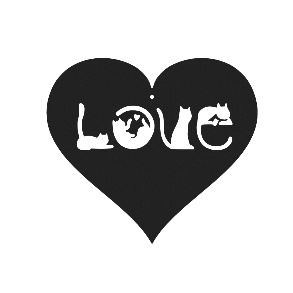 Cat Love Heart