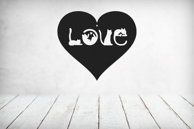 Cat Love Heart