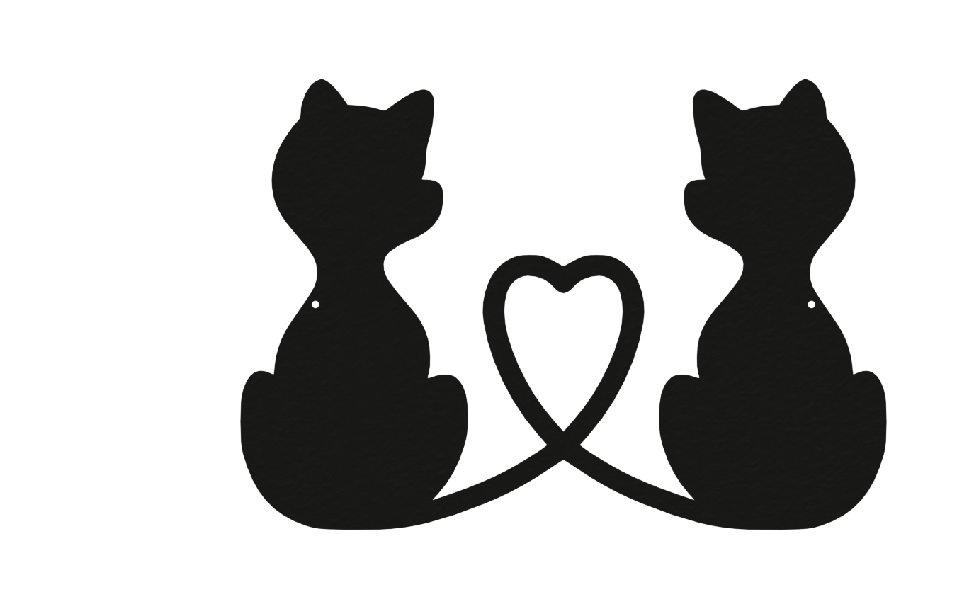 Cats Tail Heart