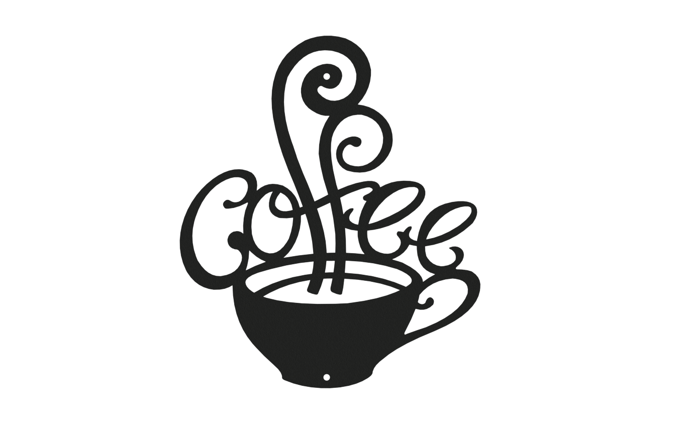 Coffee Mug Steam Sign