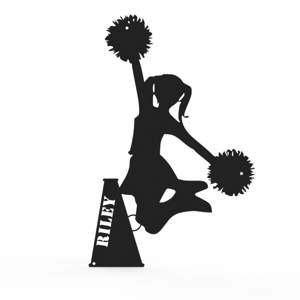 Female Cheerleader Monogram