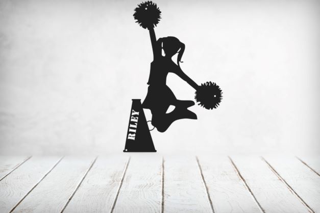 Female Cheerleader Monogram