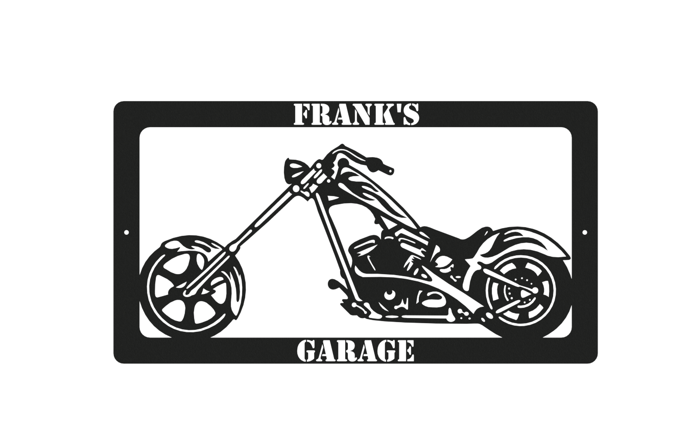 Garage Motorcycle Monogram
