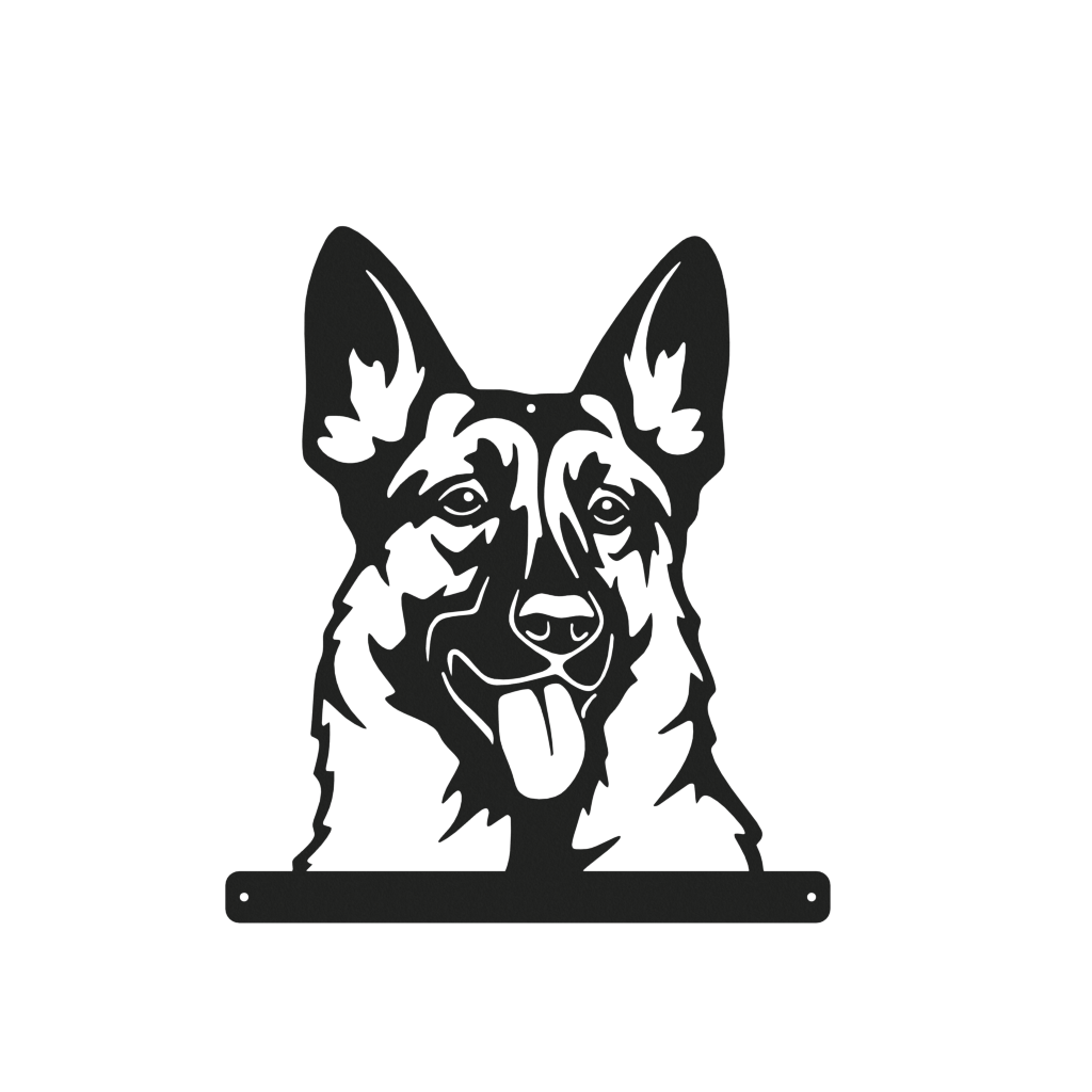 German Shepherd Monogram