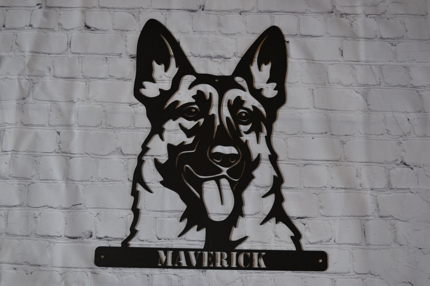 German Shepherd Monogram
