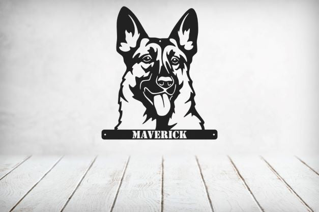 German Shepherd Monogram