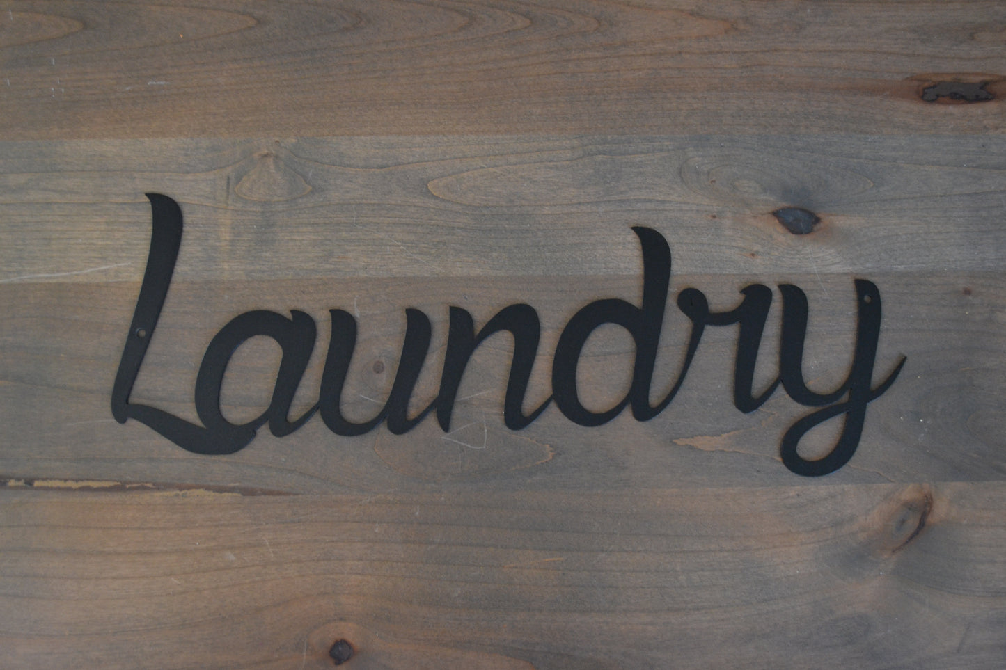 Laundry Cursive Sign