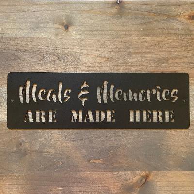 Meals & Memories Kitchen Sign