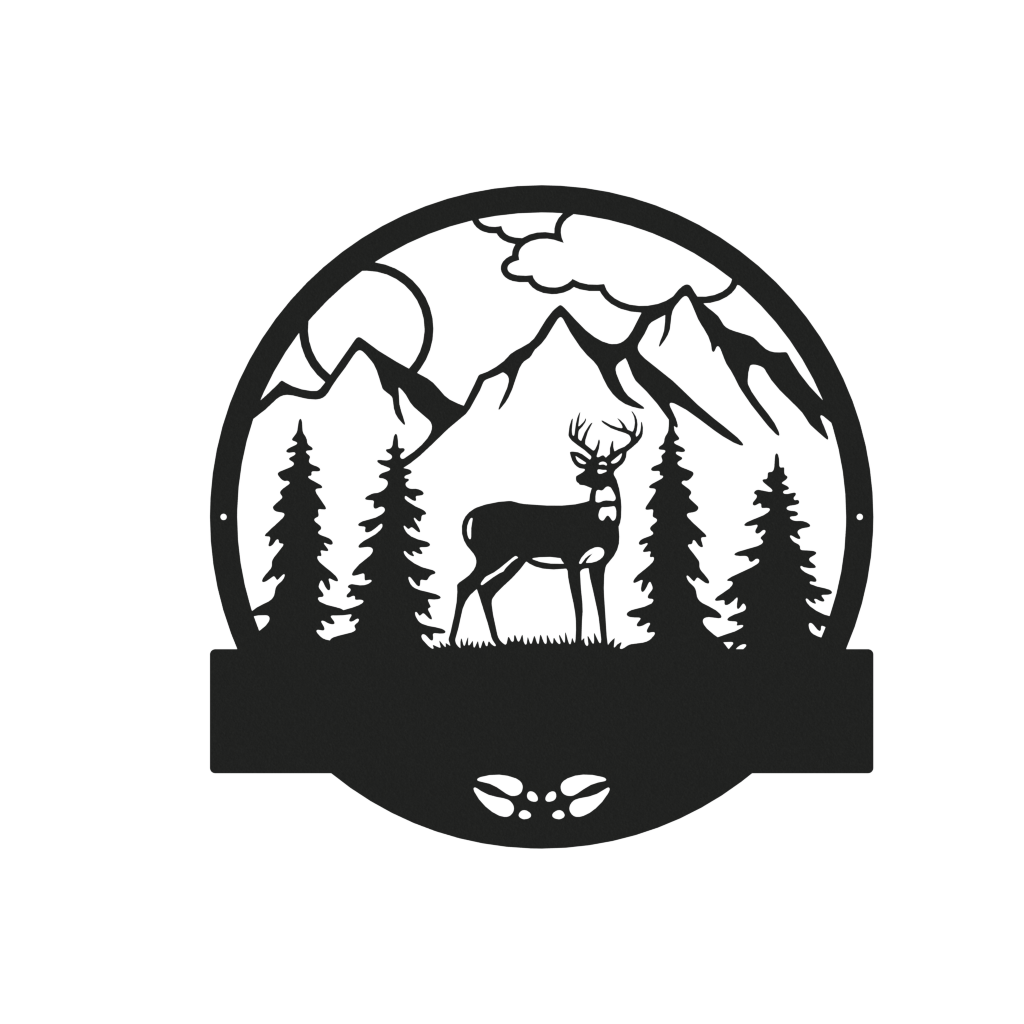 Outdoor Buck Monogram