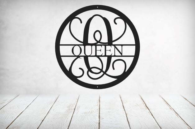 Vine Name Monogram 30" Diameter & 36" Diameter