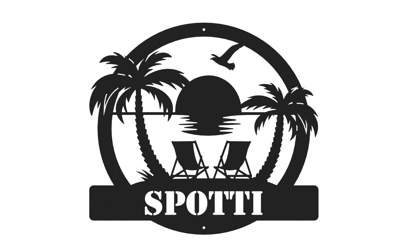 Sunset Beach Monogram