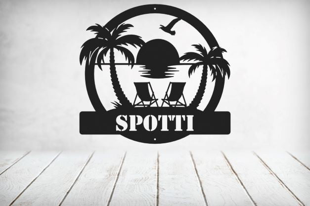 Sunset Beach Monogram