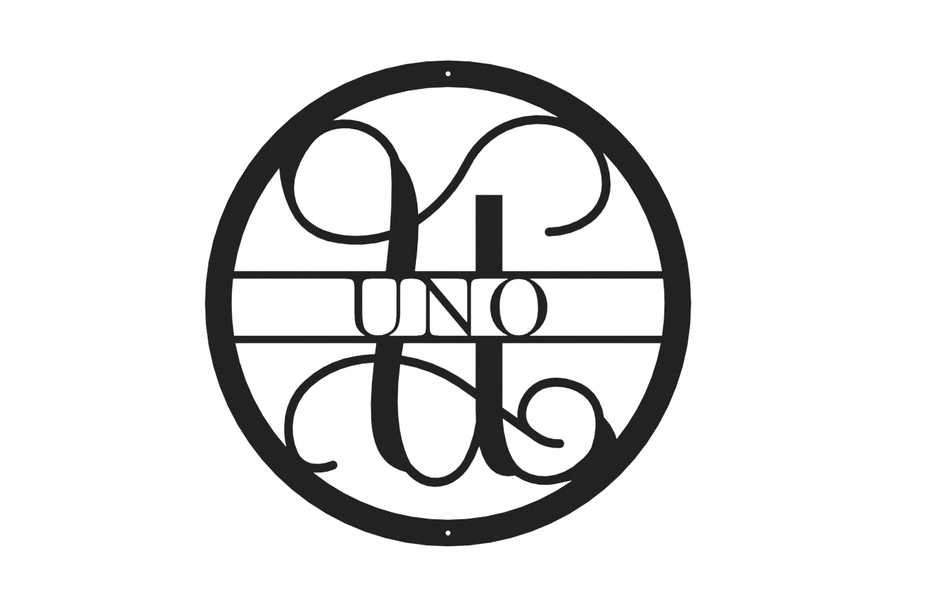 Vine Name Monogram 30" Diameter & 36" Diameter