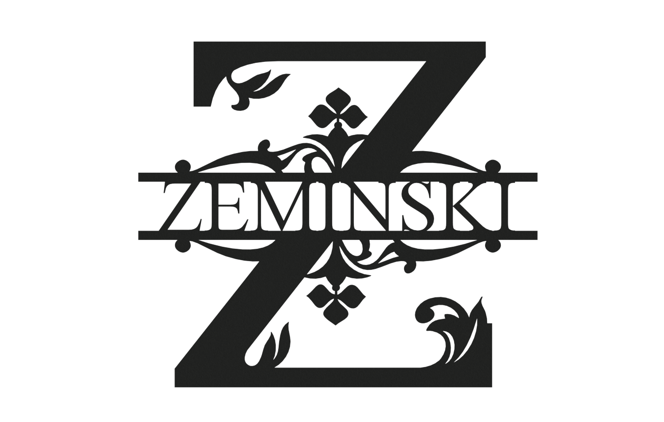 Regal Name Monogram 19” & 23” Wide