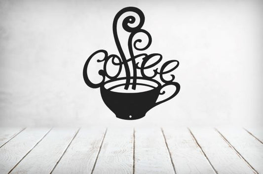 Coffee Mug Steam Sign