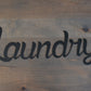 Laundry Cursive Sign