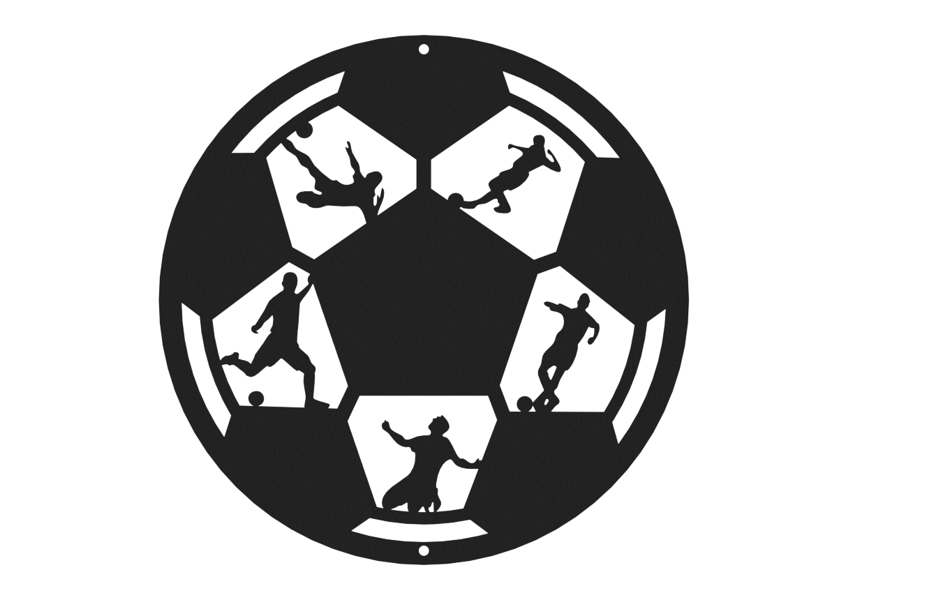 Football Player Monogram – steelcitymetalworks